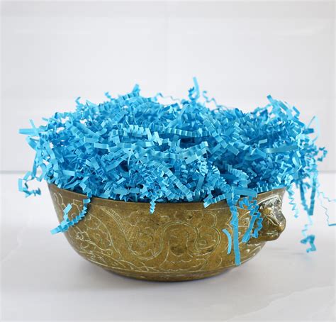 Box Filler - Shredded Crinkle Cut Paper 100g - Dark Blue - Bamboo ...