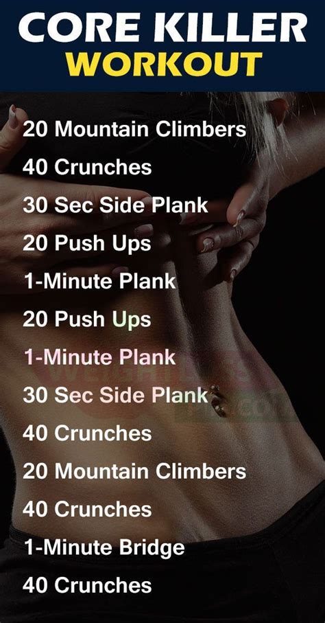 Pin on Full body workout