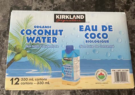 Kirkland Organic Coconut Water Not From Concentrate at Sophia Wiseman blog