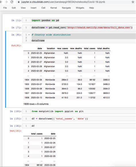 Covid 19 Data Visualization Using Python 的图像结果