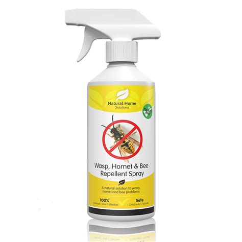 Buy Natural Home Solutions Wasp Hornet Bee Repellent Spray Natural ...