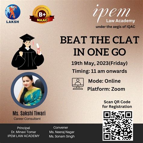 IPEM LAW ACADEMY IS ORGANIZING BEAT THE CLAT IN ONE GO WEBINAR IN THE ...