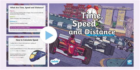 Time, Distance and Speed Using Kilometres PowerPoint