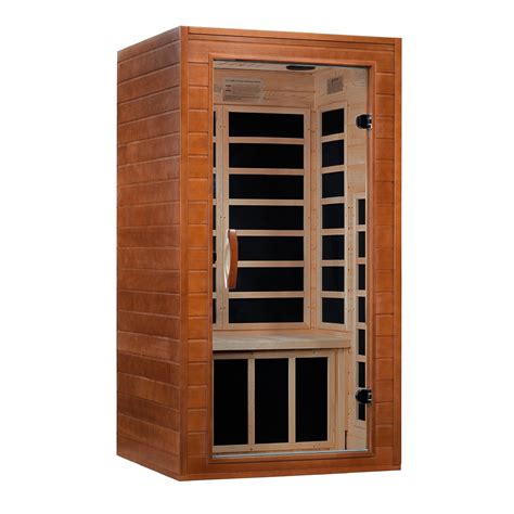 Dynamic Saunas Avila Elite 1-2 Person Ultra-Low EMF Far Infrared Sauna ...