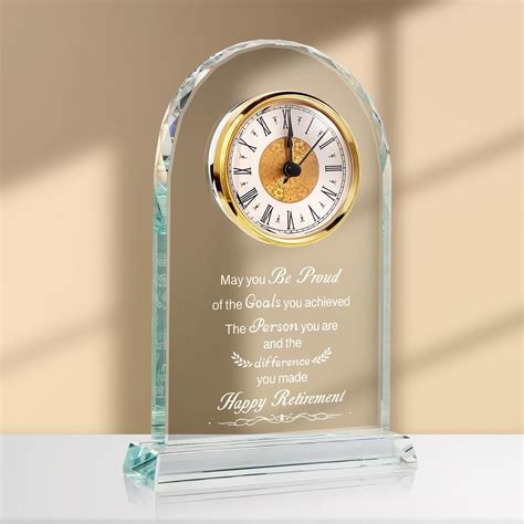 Amazon.com: Retirement Gifts for Men/Woman - Premium Glass Retirement ...