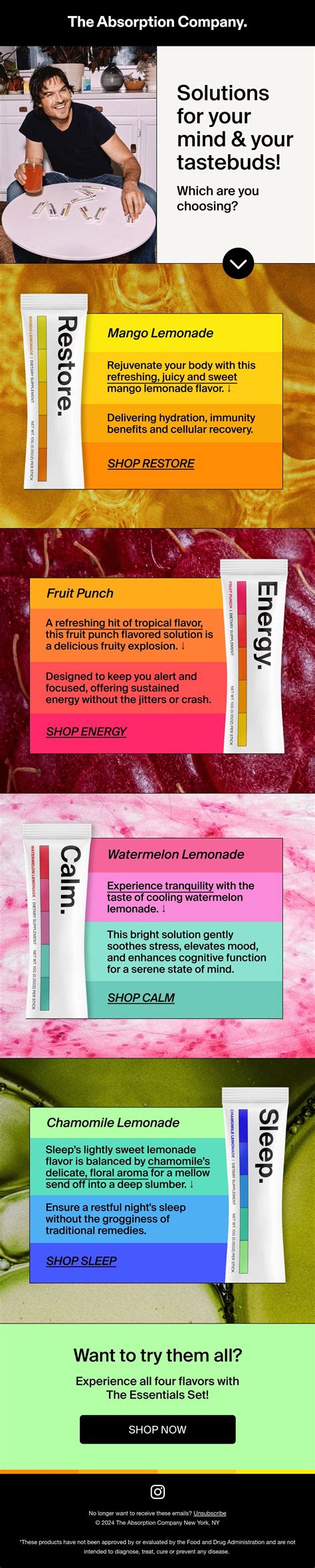 Email Design Inspiration by Absorption Company