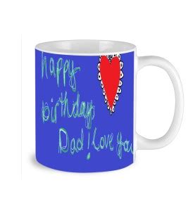 GOODCHEER Kids wish to Dad with cute handwriting Printed Coffee and Tea ...