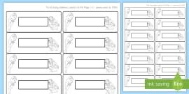 Etiquetas de nombres temáticas - fútbol (teacher made)