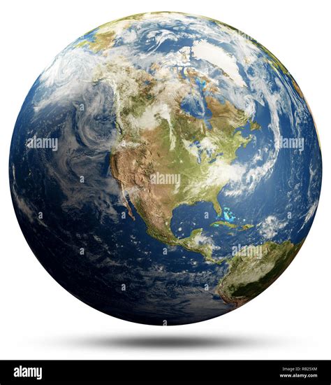 World map globe - America Stock Photo - Alamy