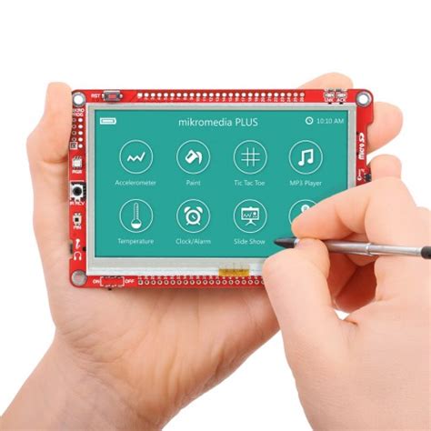 mikromedia Plus for PIC32MX7 at MG Super Labs India