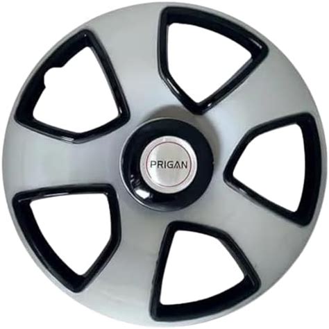 PRIGAN 17 Inch Silver Black Wheel Cover, for All 17 Inch Cars Like ...