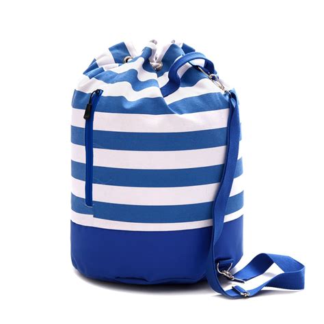 Large Canvas Beach Bag - Single Strap Bag With Waterproof Bottom ...