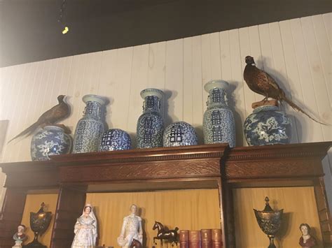 Monumental Blue and White Floor Vase or Dramatic Center Piece For Sale ...