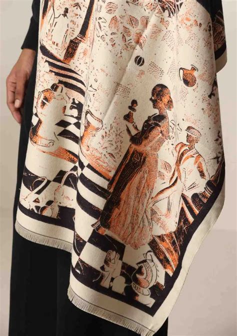 Dusala Royal Courtyard Thick vegan cashmere Stoles – Dusala - Official