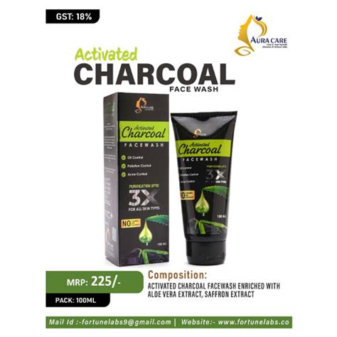 AURA CHARCOAL FACE WASH Fortune Labs
