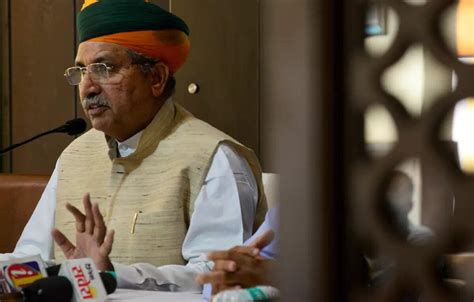 Arjun Ram Meghwal: Law Minister Meghwal underlines need to relieve ...