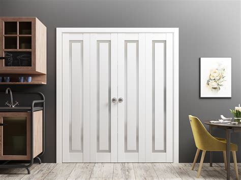 Sliding Closet Bi-fold Doors 56 X 84 Inches Quadro 4111, 59% OFF