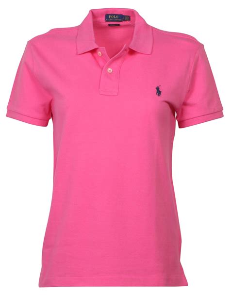 Womens Polo Shirts Pink at Fred Rollins blog
