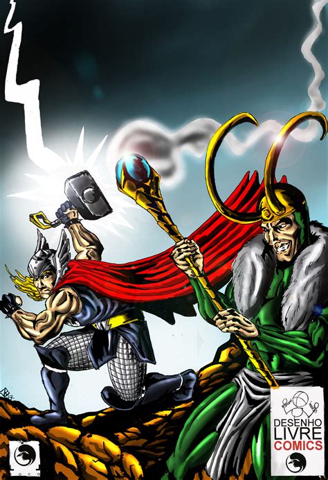 Thor And Loki Fighting Comics