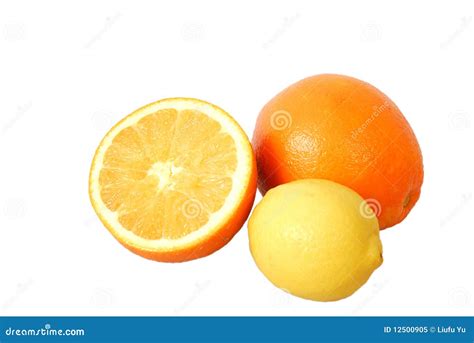Oranges and lemons stock image. Image of circle, vitamins - 12500905