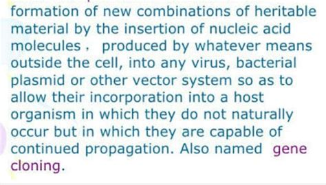 What is genetic manipulation? - Brainly.in