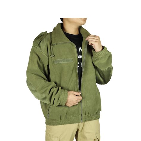 Army Fleece Jacket Olive Green Jacket for Cold Weather – Olive Planet