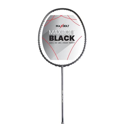 MAXBOLT BLACK BADMINTON RACKET – badmintonsuperstore