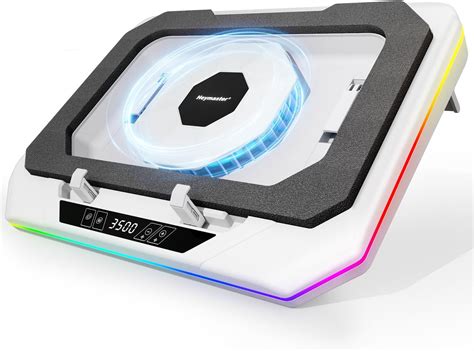 Heymaster Laptop Cooling Pad, Gaming Laptop Cooler with RGB Light ...