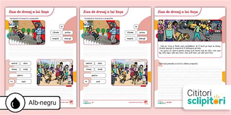 Litera J Ziua de dresaj a lui Sașa Citire și scriere clasa 1