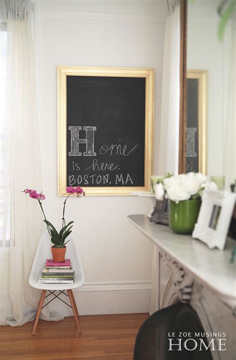 How to Make a Chalkboard Sign Using a Frame 的图像结果