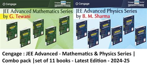 Buy Cengage JEE Advanced Mathematics & Physics Series - Combo pack ...
