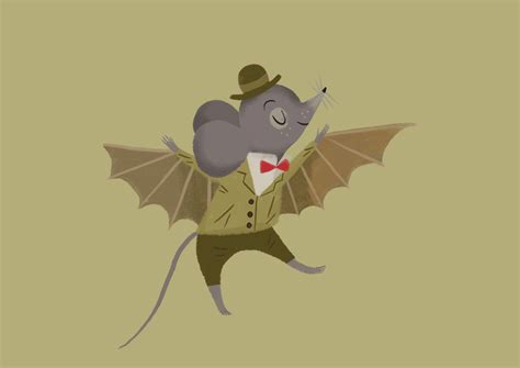 Lilla Bölecz - Flying Mouse Kids Illustration