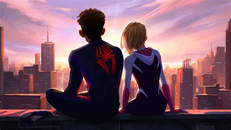 Miles And Gwen Fanart Wallpaper,HD Superheroes Wallpapers,4k Wallpapers ...