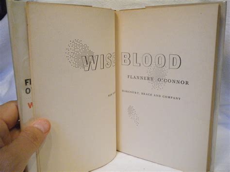 Wise Blood by O'Connor, Flannery: Near Fine Hardcover (1952) First ...