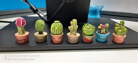 Buy BHOOLU&GOOLU Artificial Mini Flower Trees Miniature Plants - 7pcs ...
