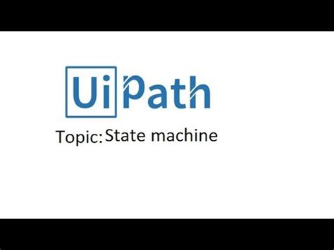 State Machine Workflow with an Excel File UiPath 的图像结果