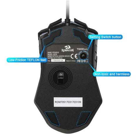 Buy REDRAGON Pegasus M705 Wired Ergonomic Gaming Mouse ( 7200DPI / 7 ...