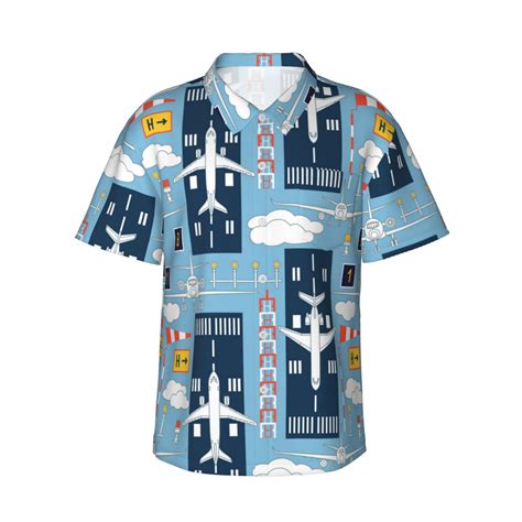 Kll Men'S Hawaiian Shirt Short Sleeve Button Down Beach Shirts ...