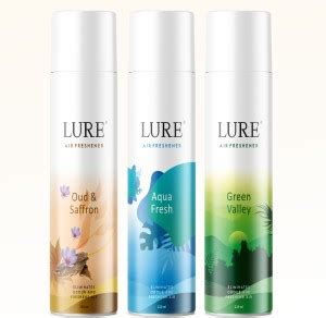 lure Luxury Oud & Saffron,Aqua Fresh & Green Valley Room Air Freshner ...