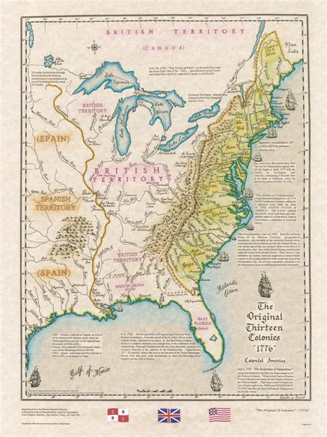 Printable Map Of The 13 Colonies - Great Research