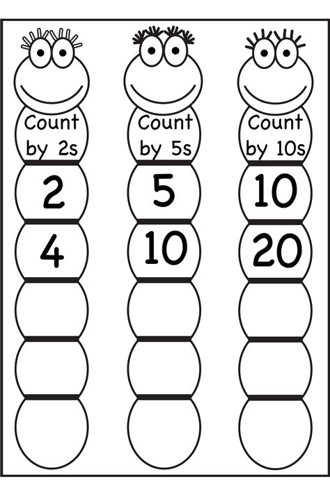 Printable Skip Count by 5 Worksheets | Activity Shelter