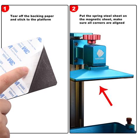 BIQU Mars Series Resin Build Plate+Magnetic Sheet, 135X75mm Resin ...