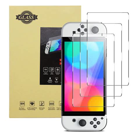 ZORBES® Tempered Glass Film for Switch OLED 2021, Anti-Scratch HD ...