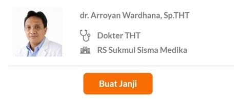 Dokter Spesialis THT Terbaik di Jakarta Utara - Alodokter