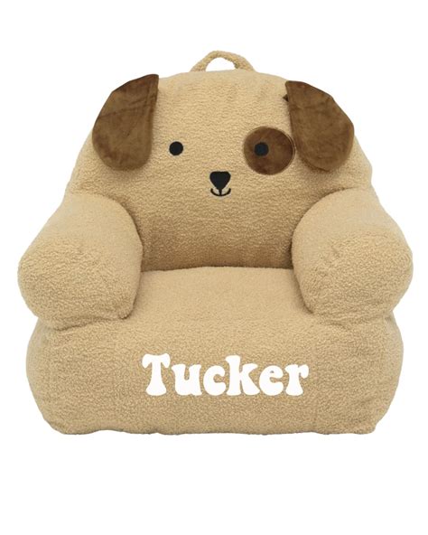 Amazon.com: Personalized Kids Puppy Chair, Cozy BoHo Kids Decor ...