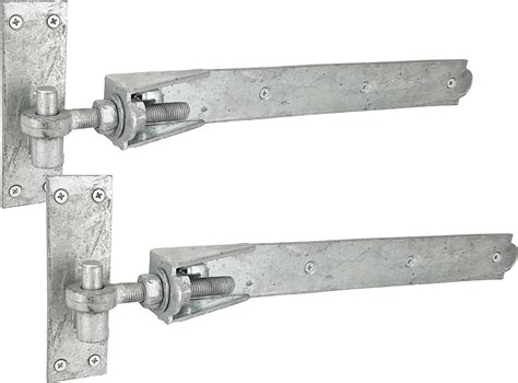Irontite Adjustable Gate Hinges Heavy Duty 450mm 18 Hook Band ...