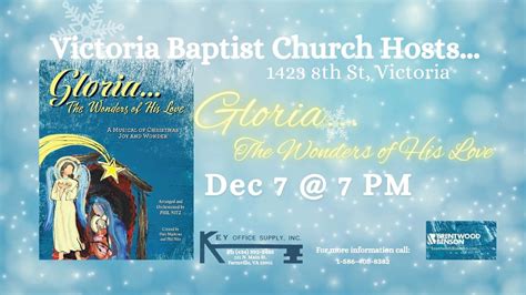 "Gloria...The Wonders of His Love" Community Cantata, 1423 8th St ...
