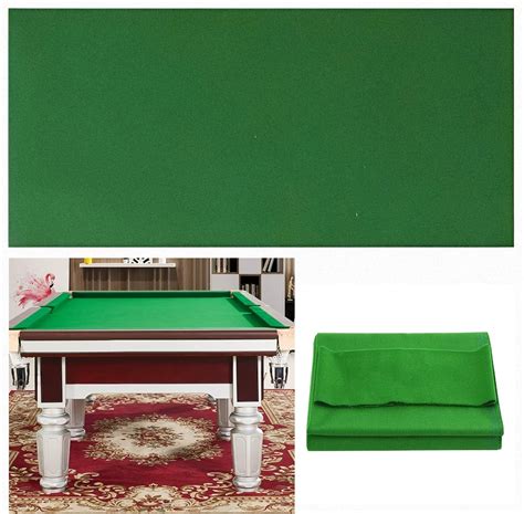 8" Pool Table Felt w/ 6 Cloth Strips, Pre Cut Billiard Table Cloth Felt ...