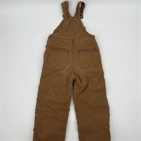 Kids carhartt overalls pants jeans carpenters... - Depop