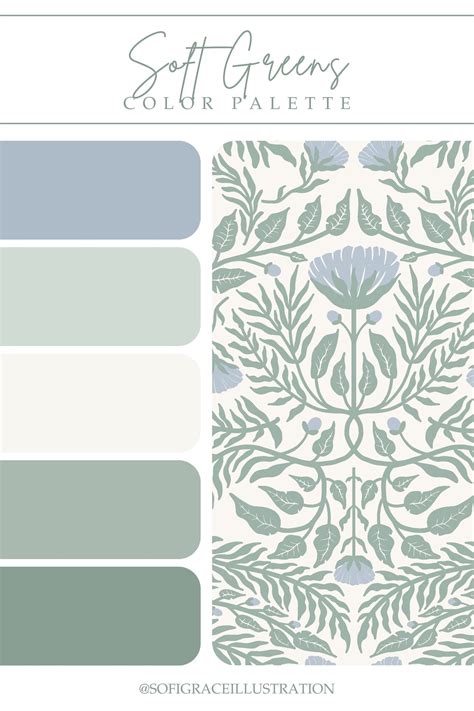 Floral Palette | Dusty Blue & Sage Greens in 2025 | House color ...